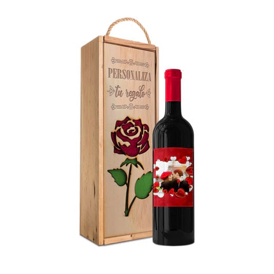 Botellas de vino con etiqueta personalizada (Valor por docena) - Recuerdos  Panem