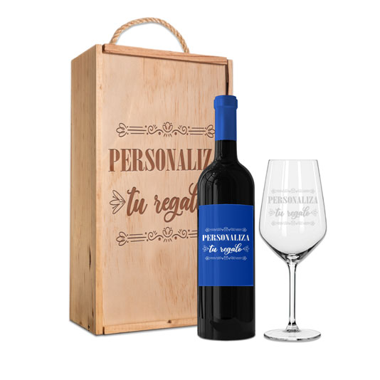 Copa para vino personalizada  Tienda Muxeres - Creadoras